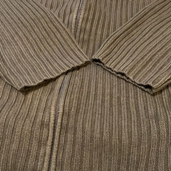 ARIZONA JEAN COMPANY, sweater, full zippered length, large, good cond - Picture 5 of 10